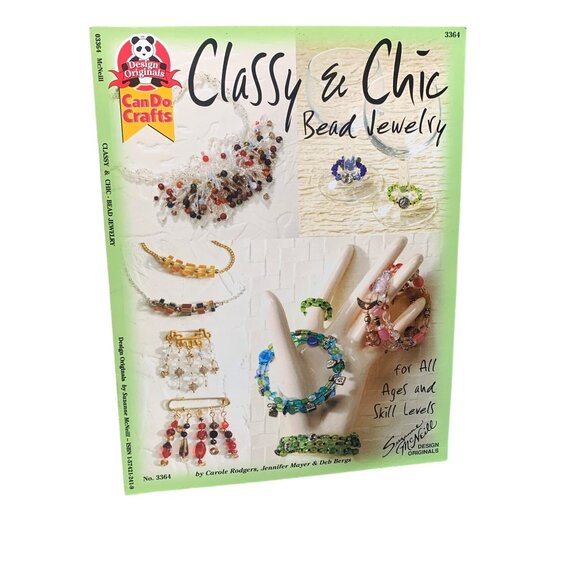 Classy & Chic Bead Jewelry Book Can Do Crafts Design Originals 3364 - Picture 1 of 2
